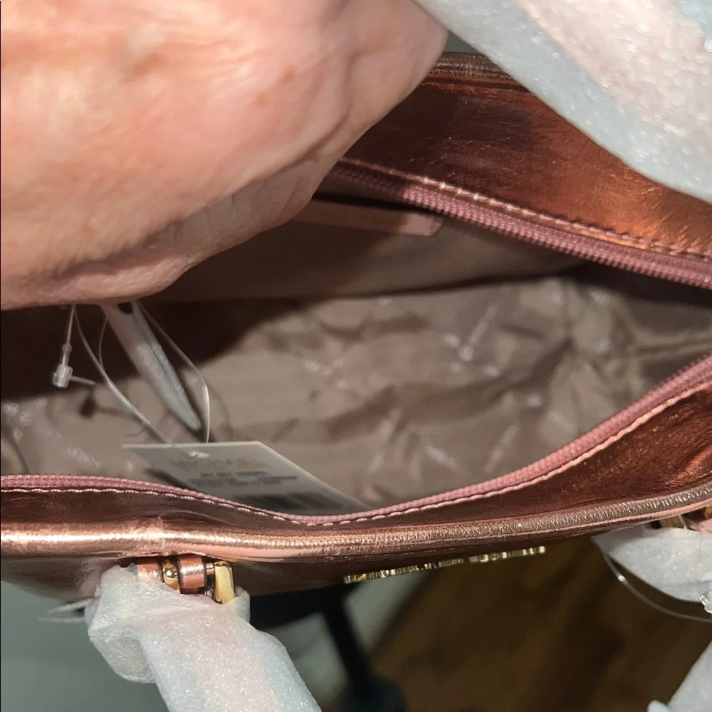 Michael Kors Metallic Pink Shoulder Bag - Picture 9 of 10
